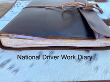 Load image into Gallery viewer, Notepad Cover /Log Book Cover / Diary Cover - Leather - A4 Expandable