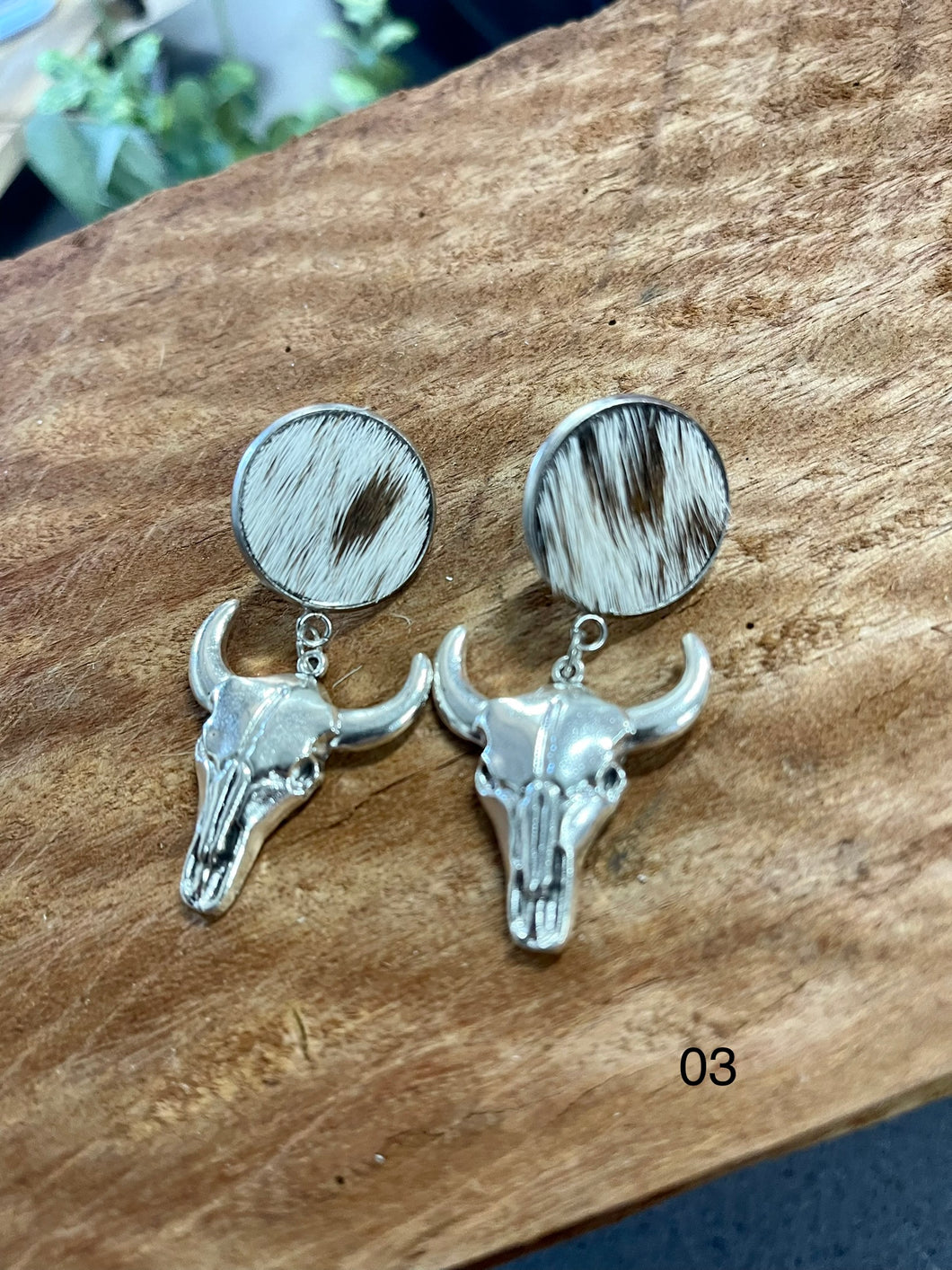 Earrings - Silver Skulls 03