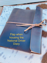 Load image into Gallery viewer, Notepad Cover /Log Book Cover / Diary Cover - Leather - A4 Expandable