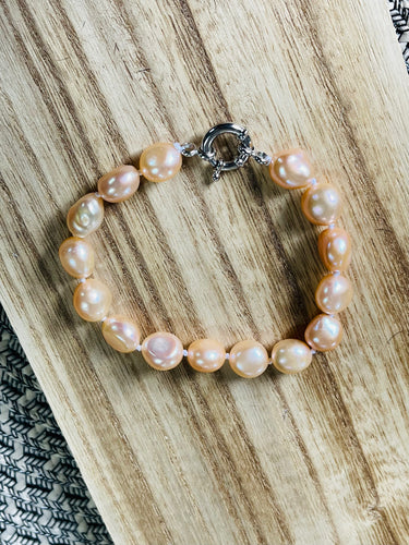 Bracelet - Baroque Freshwater Pearl - Pink