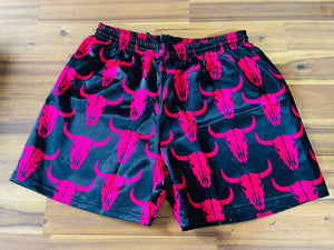Boxer Shorts - Black & Pink Skulls