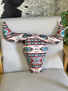 Bullhead Cushion COVER ONLY - Turquoise Navajo