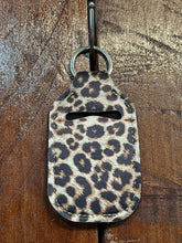 Load image into Gallery viewer, Keyring - Sanitiser Holder - Leopard
