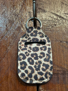 Keyring - Sanitiser Holder - Leopard