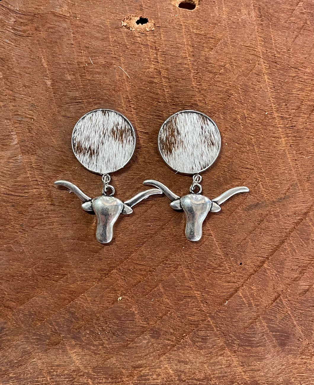 Earrings - Longhorn Love 06