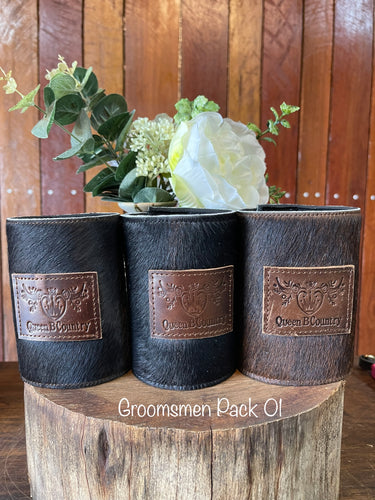 Stubby Coolers - Groomsmen Pack