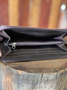 Wallet - Sunflower 🌻 Debossed Leather - Seconds