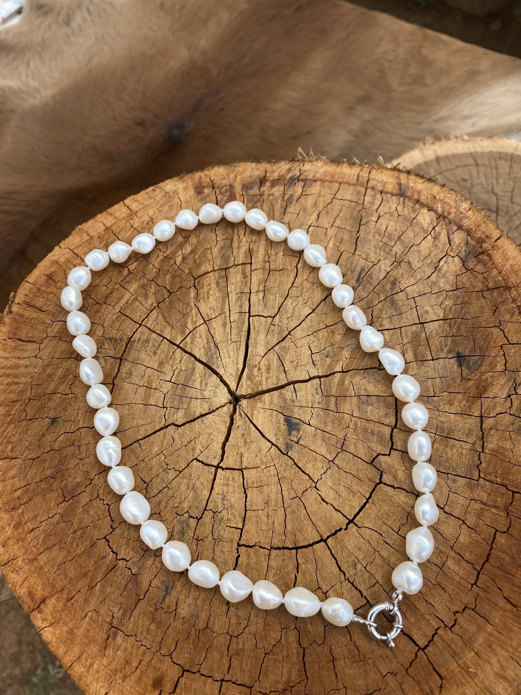 Necklace - Freshwater Pearl - White