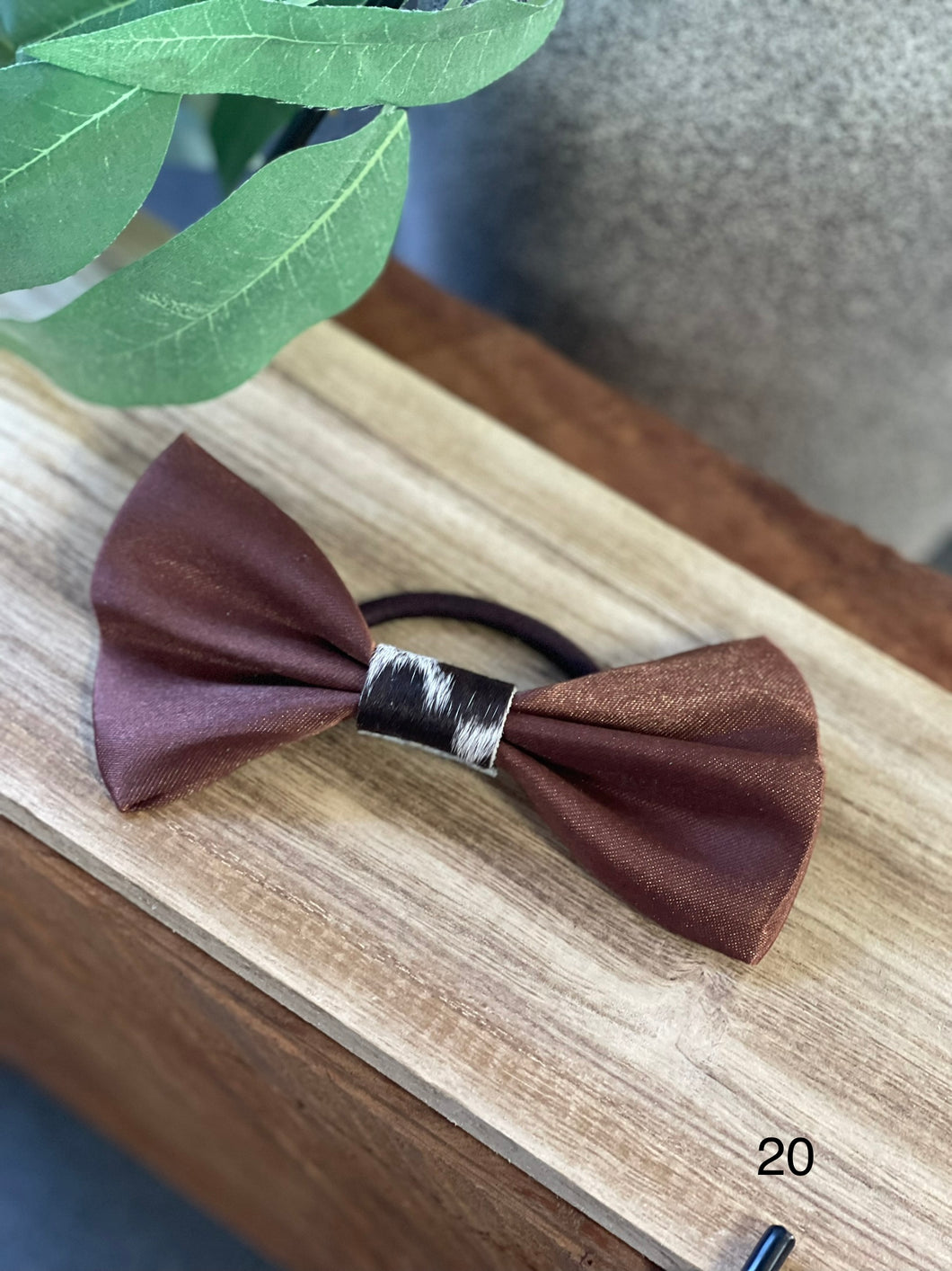 Hair Bow - Satin + Hide 20