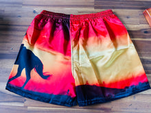Load image into Gallery viewer, Boxer Shorts - Sunset Horse &amp; Rider Silhouette