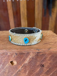 Bracelet - Cowhide ‘N’ Stone 06