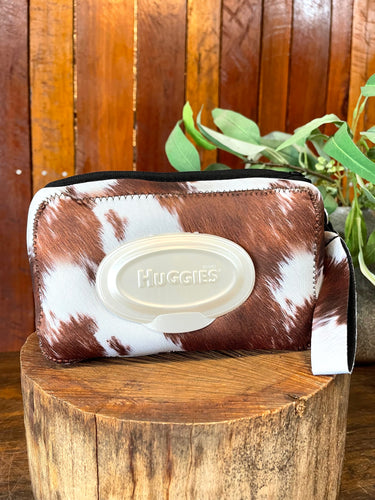 Baby Wipes Holder - Cowhide Print