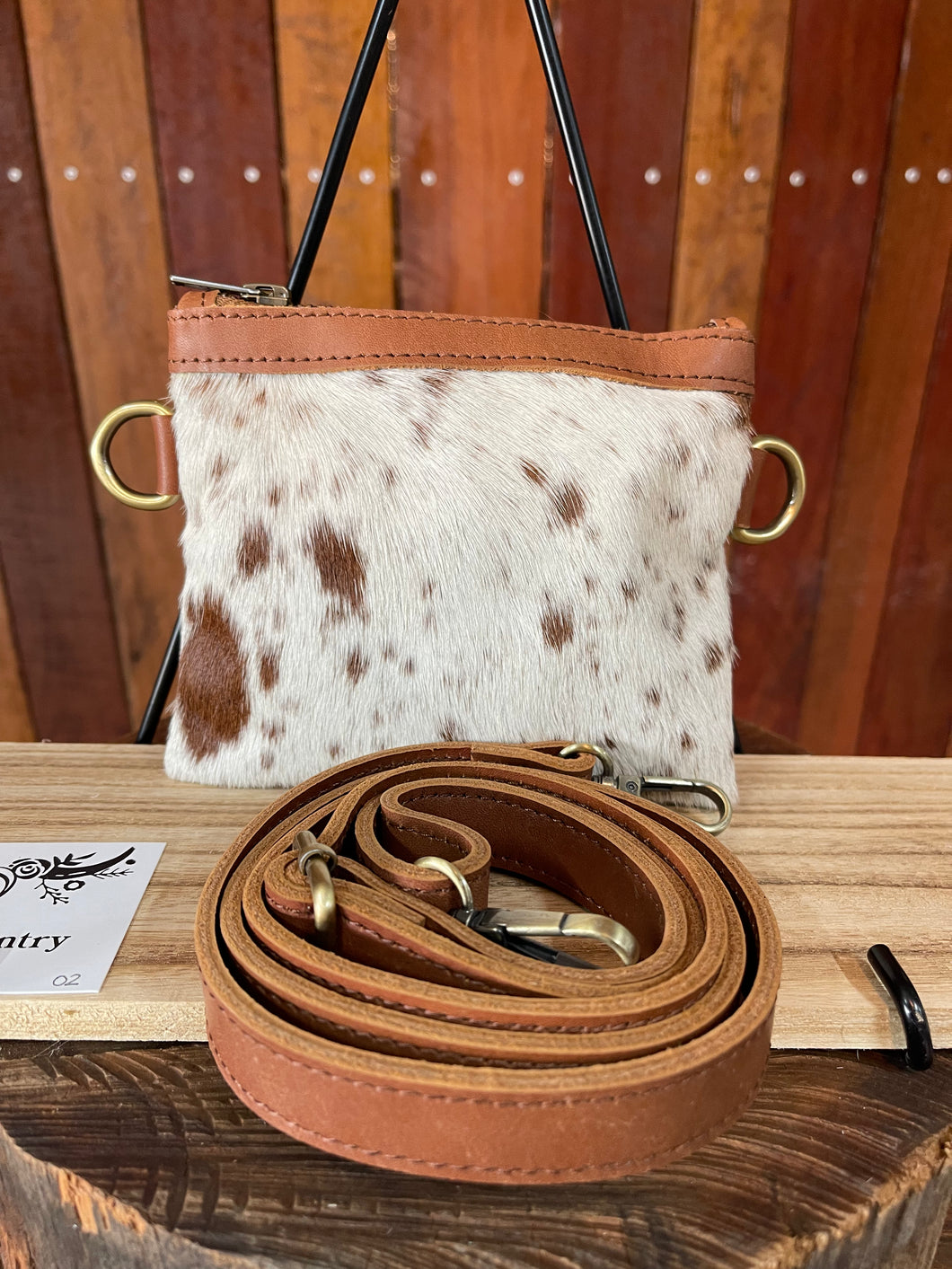 Purse - Clutch - Festival Crossbody Mini Moo 02