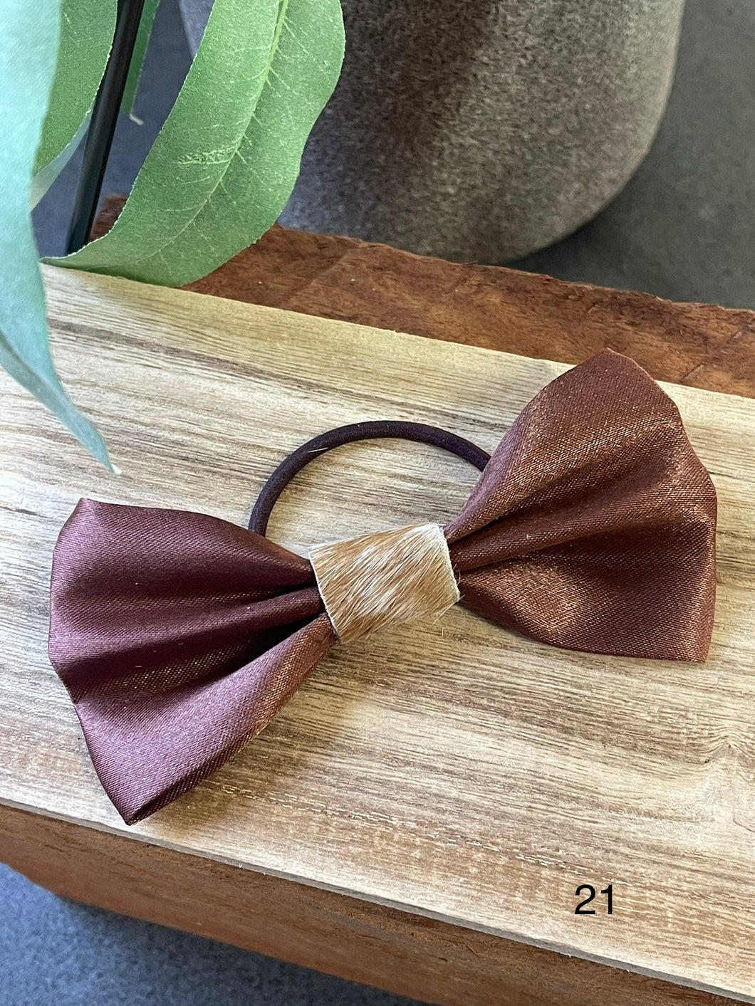 Hair Bow - Satin + Hide 21