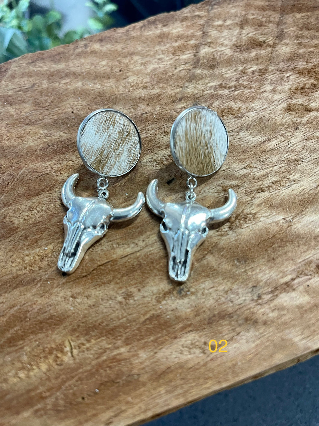 Earrings - Silver Skulls 02