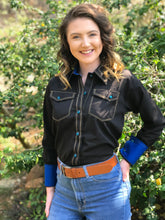 Load image into Gallery viewer, Blouse - Black ‘Rena’