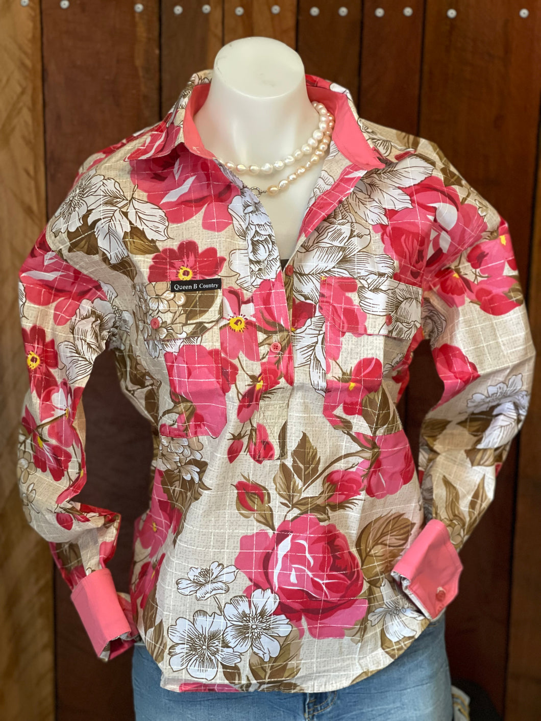 Blouse - Paddock & Play - Pink Rosalie