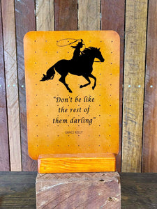 Earring Stand - ‘Don’t be like the rest of them darling’ - Preorder see