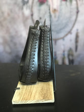 Load image into Gallery viewer, Stirrups - Brown Leather with Brown Leather Stitching