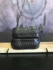 Stirrups - Brown Leather with Brown Leather Stitching
