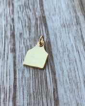 Load image into Gallery viewer, AAA - Necklace - Cattle Ear Tag - Pendant &amp; Chain - Sterling Silver, Rose Gold, Yellow Gold