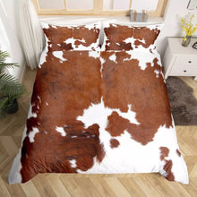 Load image into Gallery viewer, Doona Cover - Brown/White