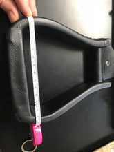 Load image into Gallery viewer, Stirrups - Black Leather with Black Leather Stitching
